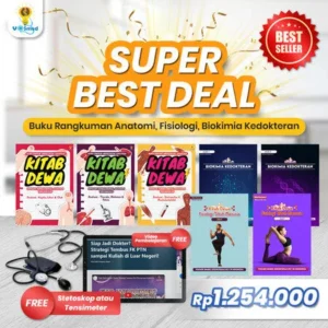 Buku Ringkasan Anatomi Fisiologi Biokimia Kedokteran Lengkap Super Best Deal